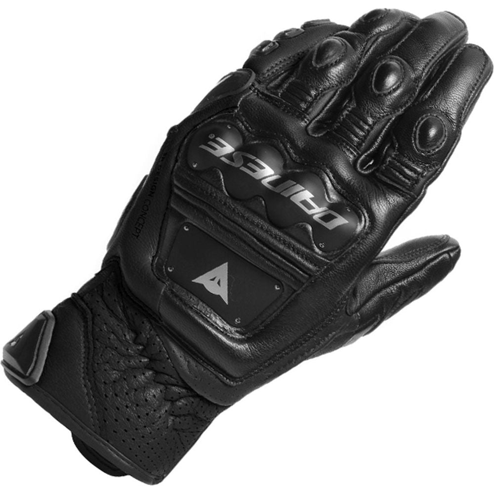 Dainese 4 Stroke 2 Leather Gloves Black / Black