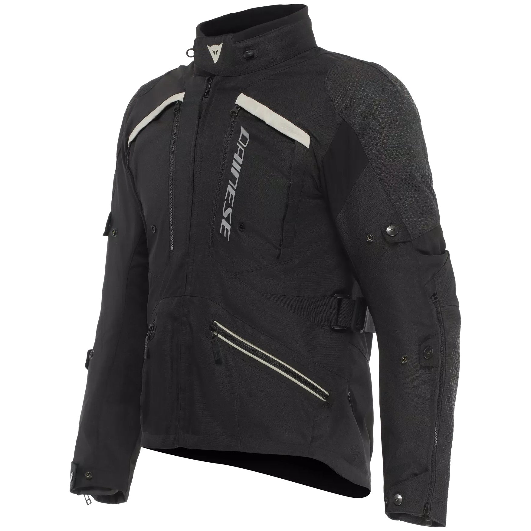 Dainese Gullfoss D-Dry Textile Jacket Black / Tidal Foam, front view