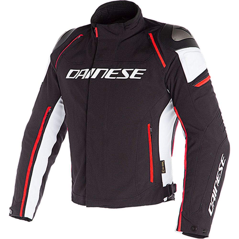 Dainese Racing 3 D-Dry All Weather Textile Jacket Black / White / Red