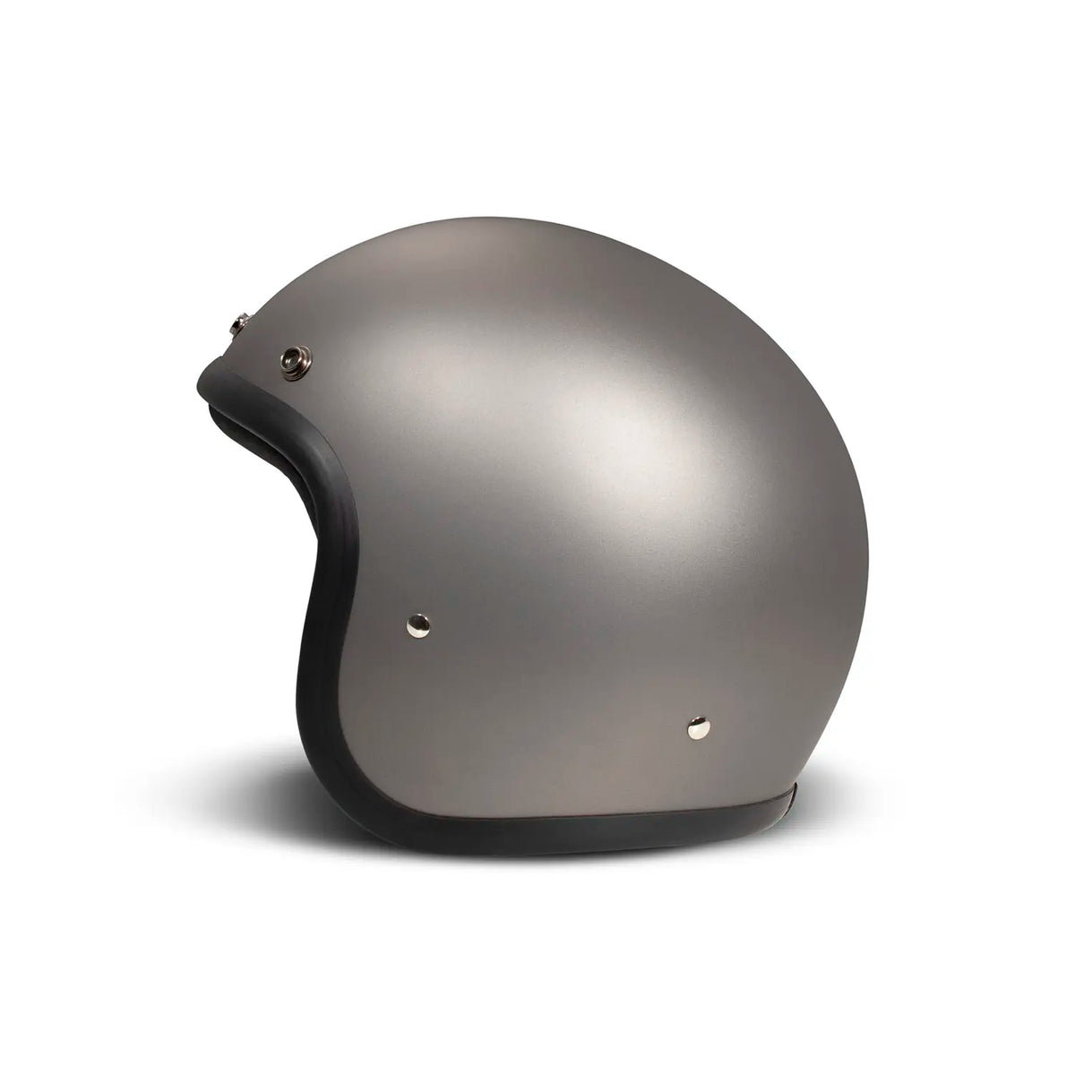 DMD Retro Jet Matt Grey helmet, right side view