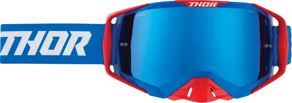 Thor Activate Goggles Flite Red / White / Blue - FREE UK Shipping, FREE 365 Day Returns | Moto Central