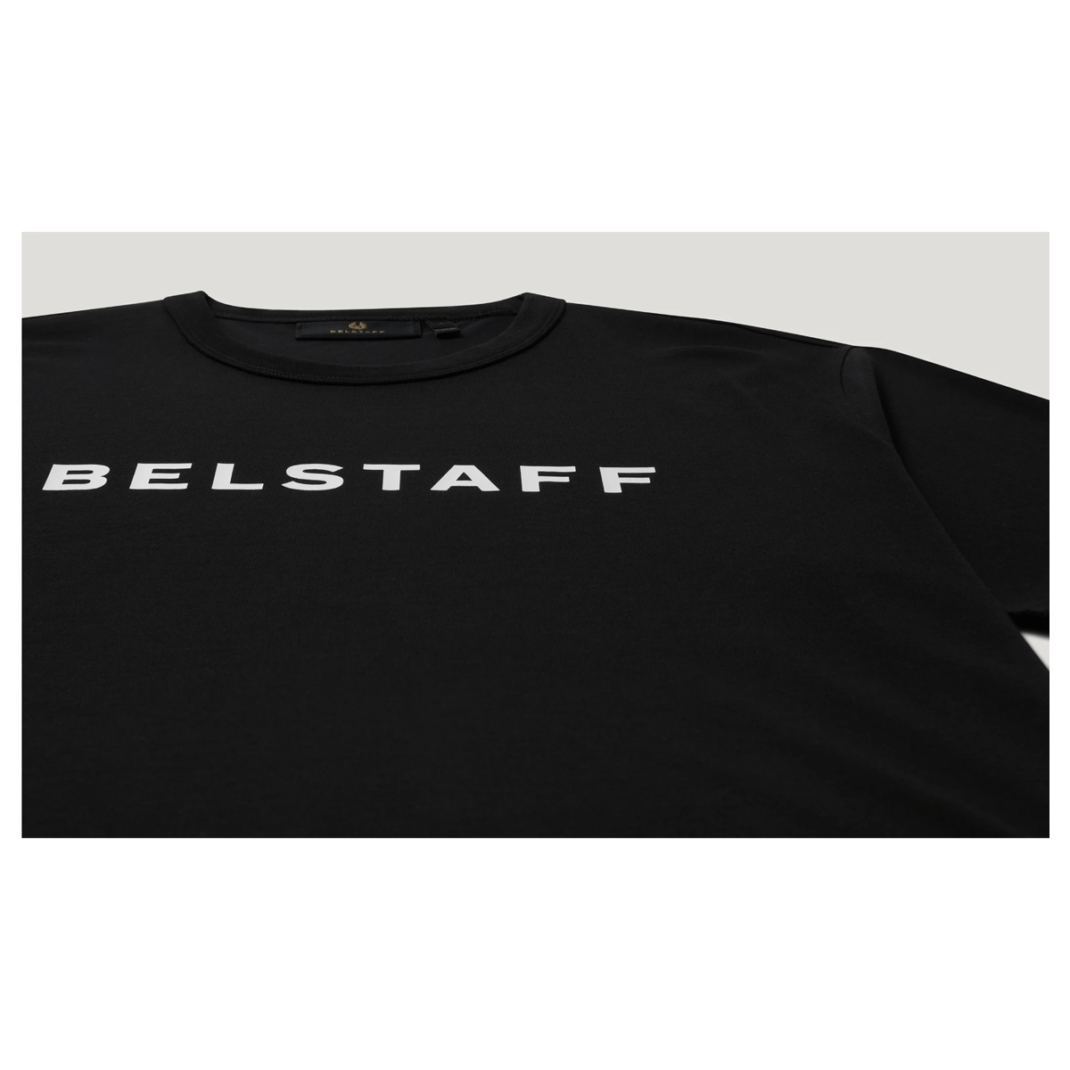 Belstaff Logo T-Shirt Black FREE UK Delivery, FREE 365 Day Returns | Moto Central