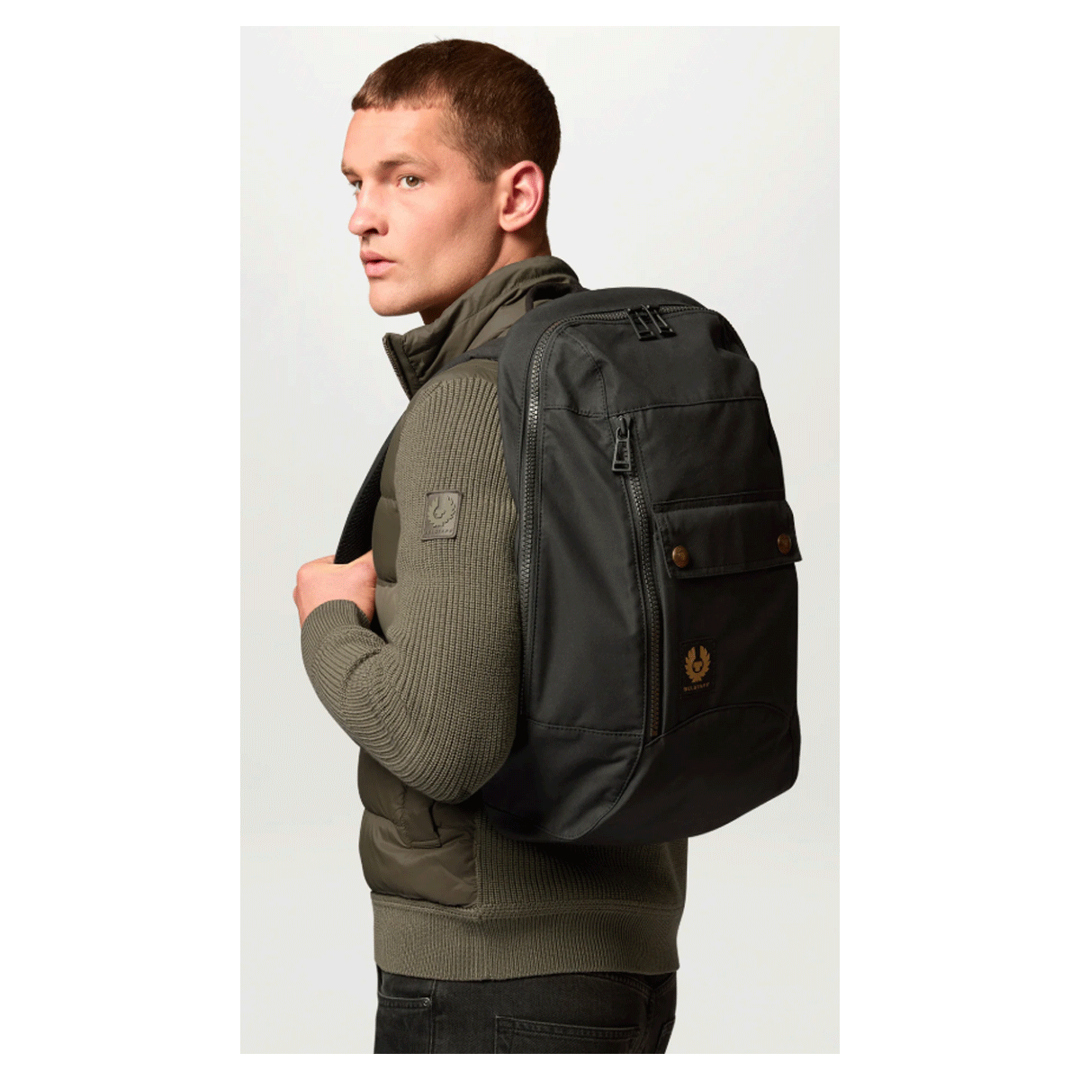 Belstaff Trialmaster Backpack Black FREE UK Delivery, FREE 365 Day Returns | Moto Central