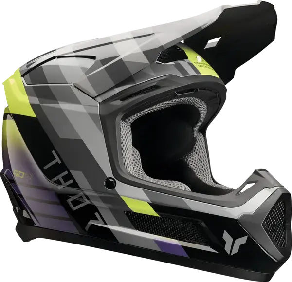 Thor Fleet Youth Camber Black / Purple - FREE UK Shipping, FREE 365 Day Returns | Moto Central