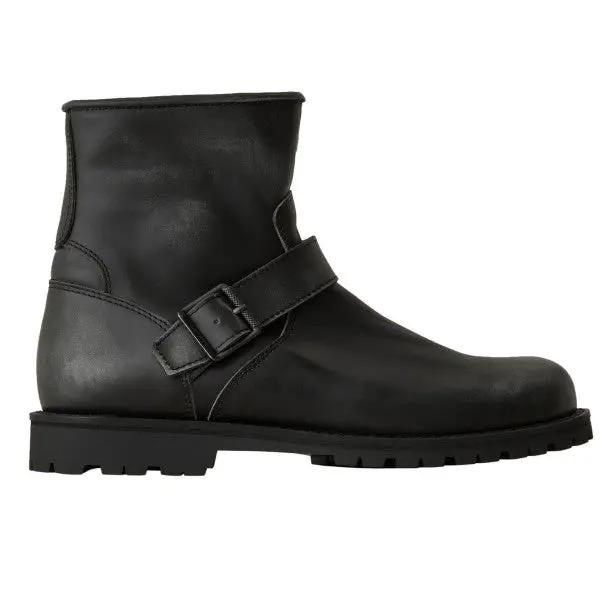 Belstaff Trialmaster Leather Boots Black FREE UK Delivery, FREE 365 Day Returns | Moto Central