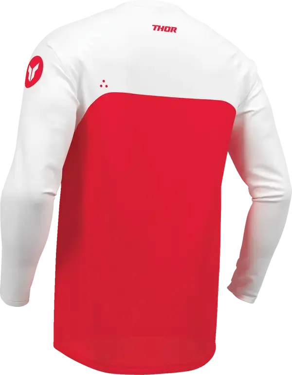 Thor Ridemode Menace Youth Jersey Red / White - FREE UK Shipping, FREE 365 Day Returns | Moto Central