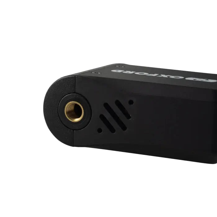 Oxford NanoJet Ultra Compact Cordless Tyre Inflator Black - 8cm x 5cm x 3cm FREE UK Delivery, FREE 365 Day Returns | Moto Central