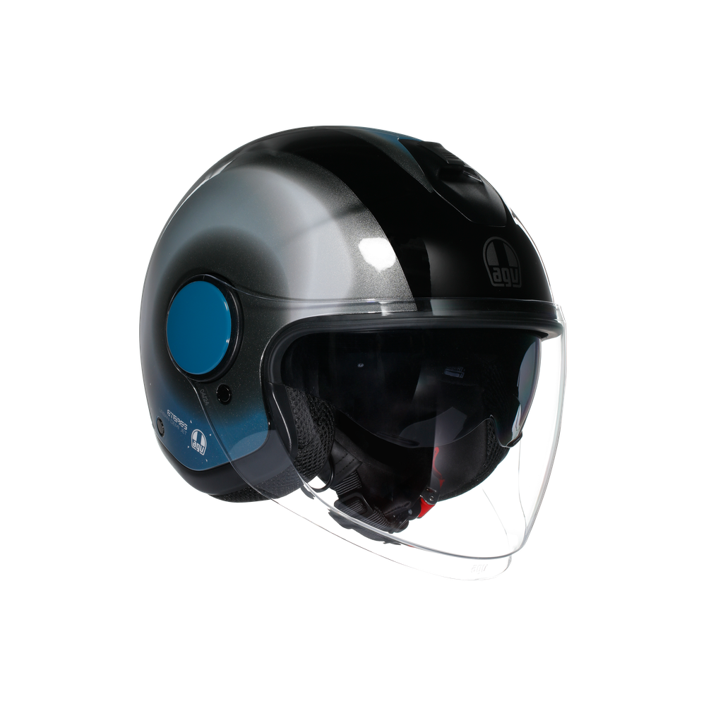 AGV Eteres Levanto Black / Silver / Blue