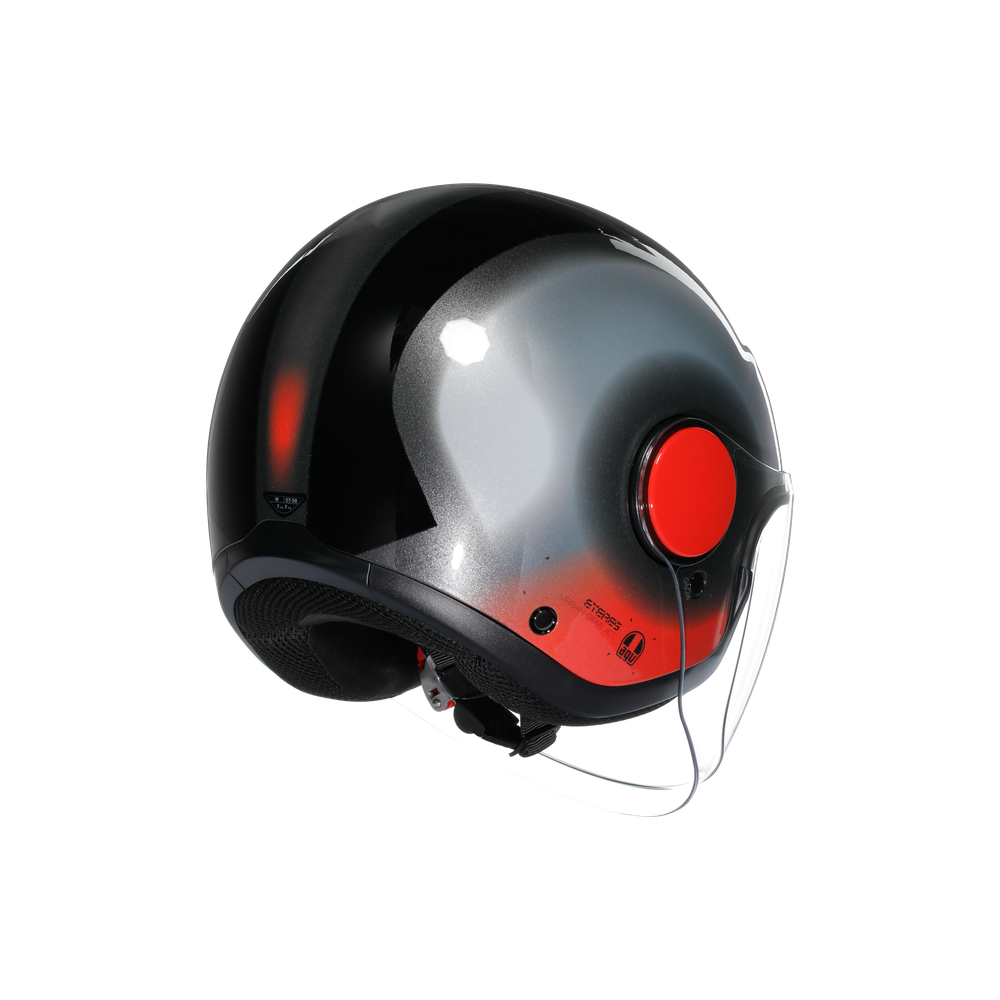 AGV Eteres Levanto Black / Silver / Red