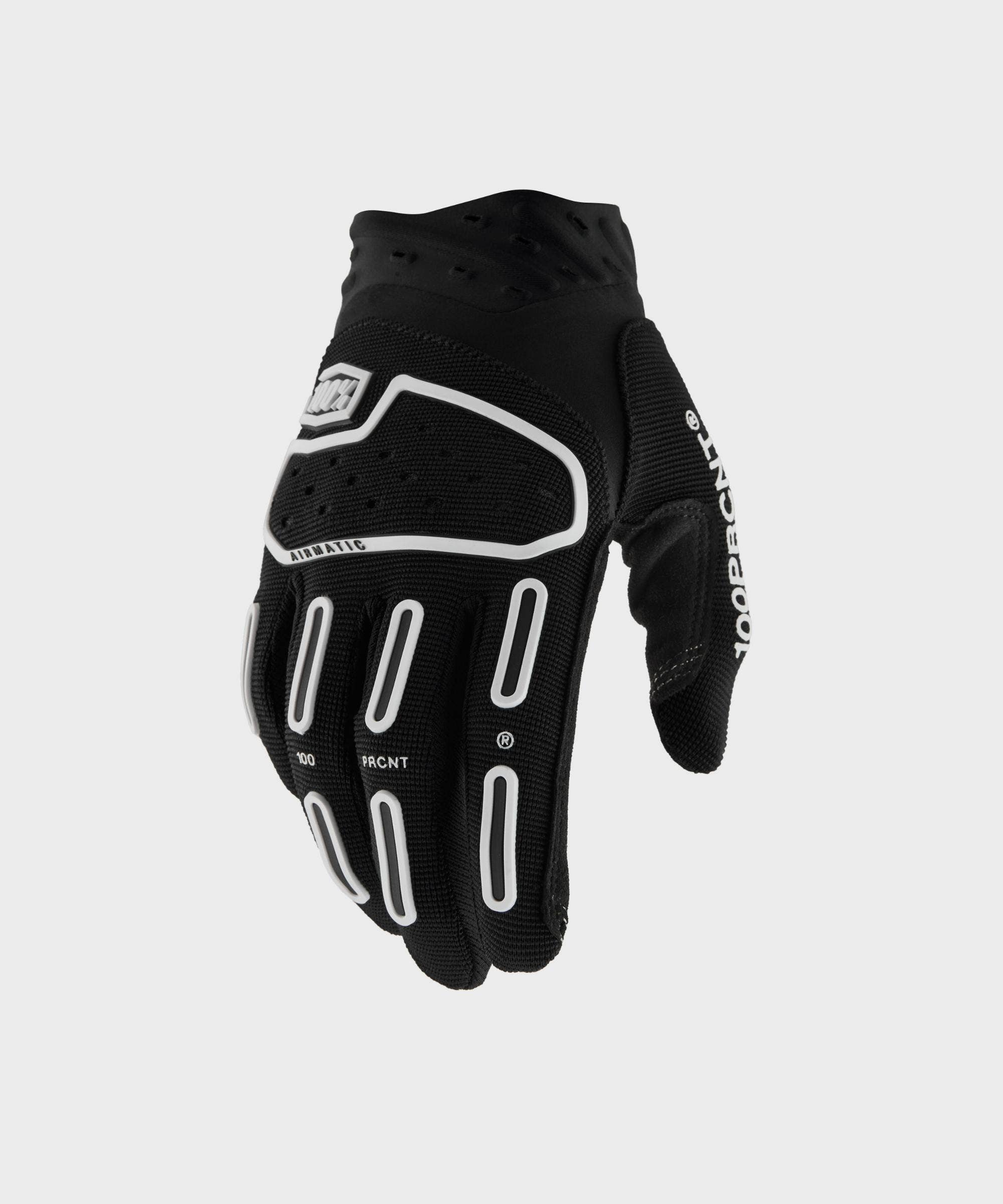 100% Airmatic Gloves Black - FREE UK Shipping, FREE 365 Day Returns | Moto Central