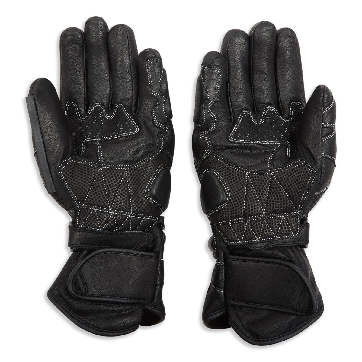 Spada Enforcer Waterproof CE Leather Gloves Black FREE UK Delivery, FREE 365 Day Returns | Moto Central