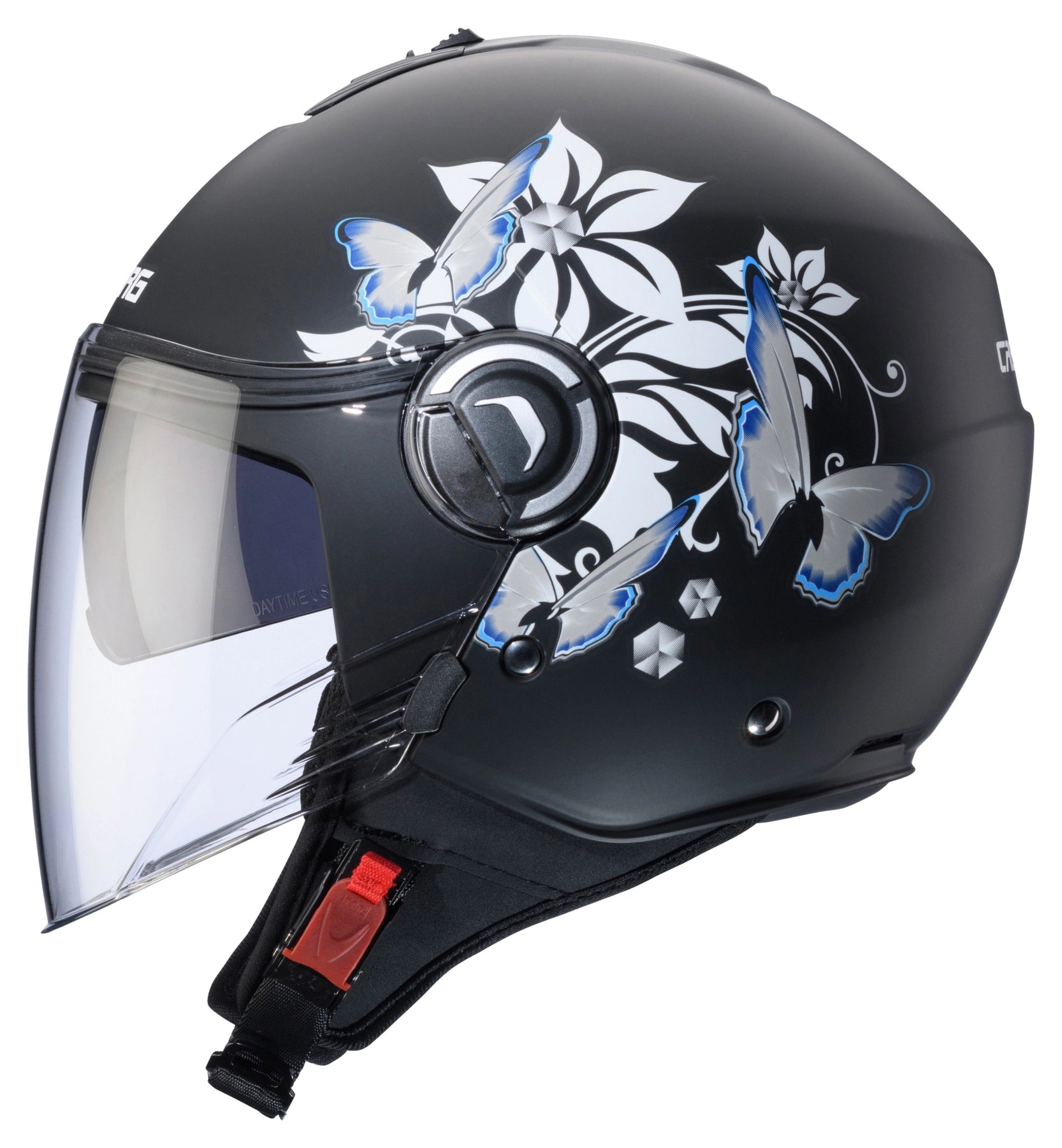 Caberg Riviera V4X Mia Matt Black / White / Grey / Light Blue