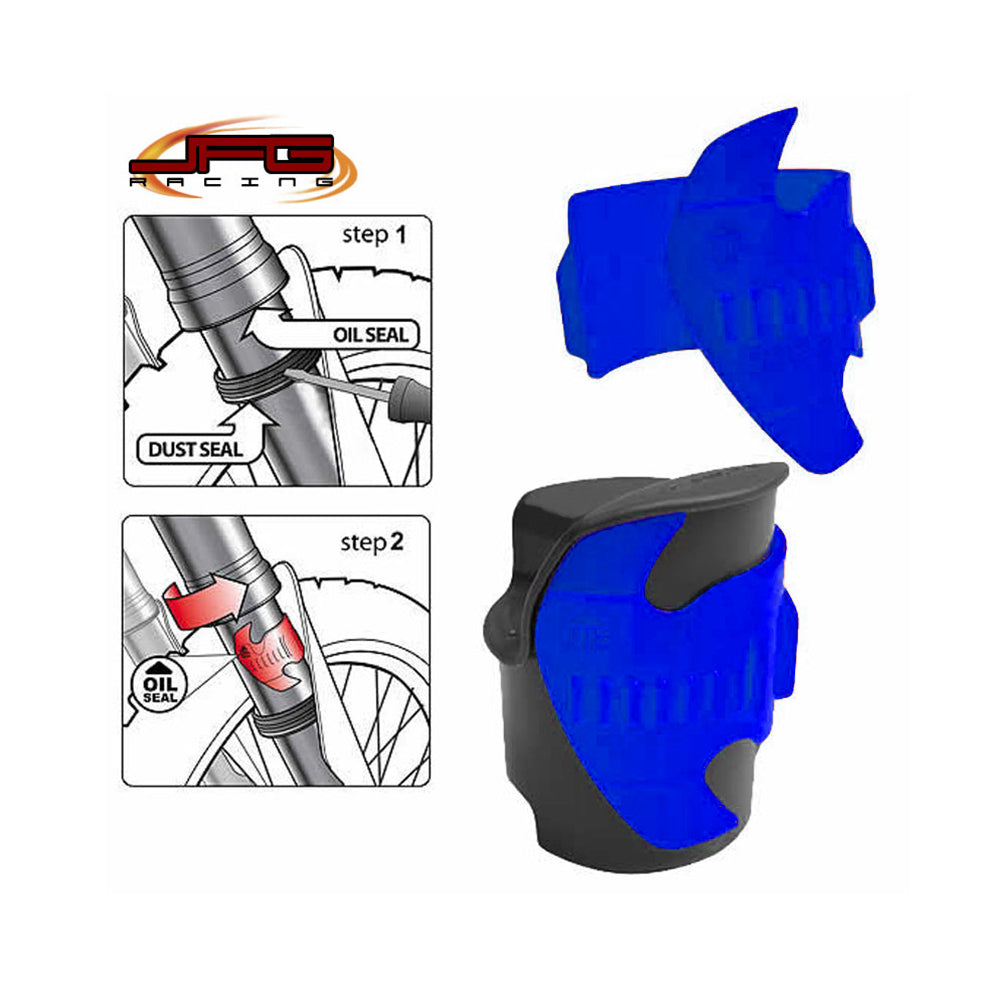 Bike It Fork Seal Saver Scraper Blue