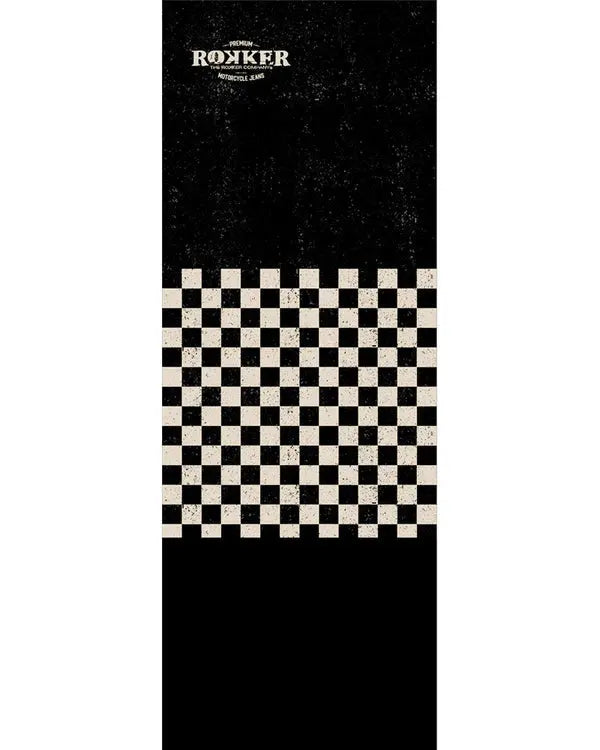Rokker Fleece Neck Warmer Check Black FREE UK Delivery, FREE 365 Day Returns | Moto Central
