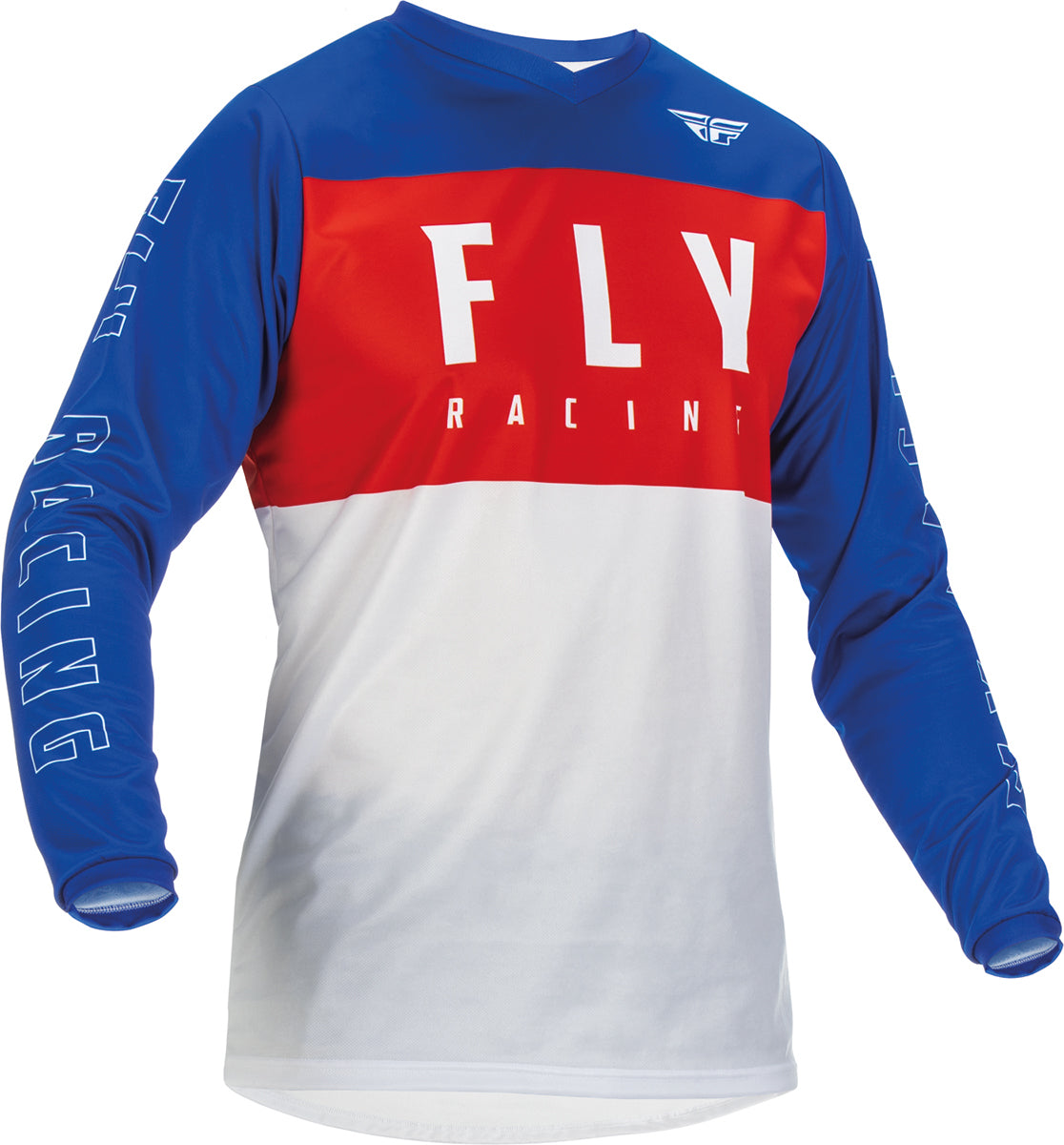 Fly Racing F-16 MX Jersey Red / White / Blue - FREE UK Shipping, FREE 365 Day Returns | Moto Central
