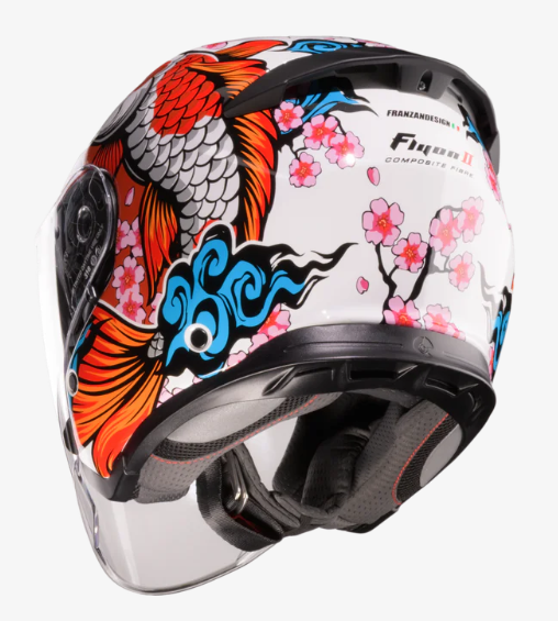 Caberg Flyon 2 KOI White / Red / Orange