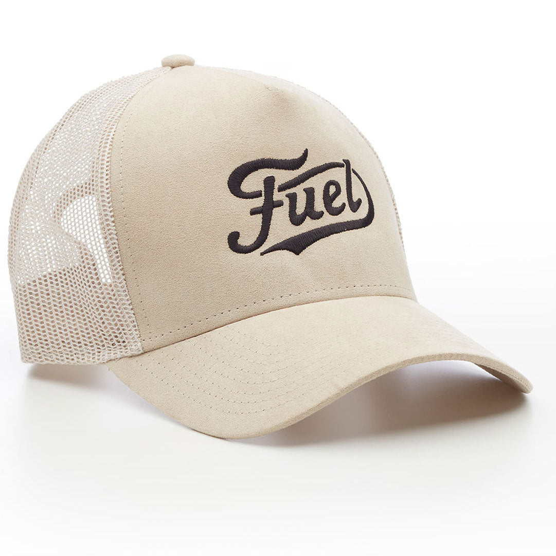 Fuel Logo Cap Suede - front three-quarter view