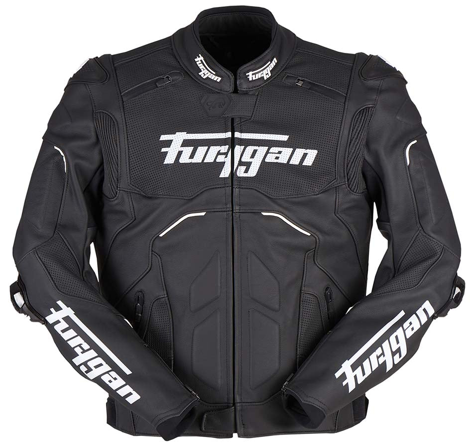 Furygan Raptor Evo 2 Leather Jacket Black / White - FREE UK Shipping, FREE 365 Day Returns | Moto Central
