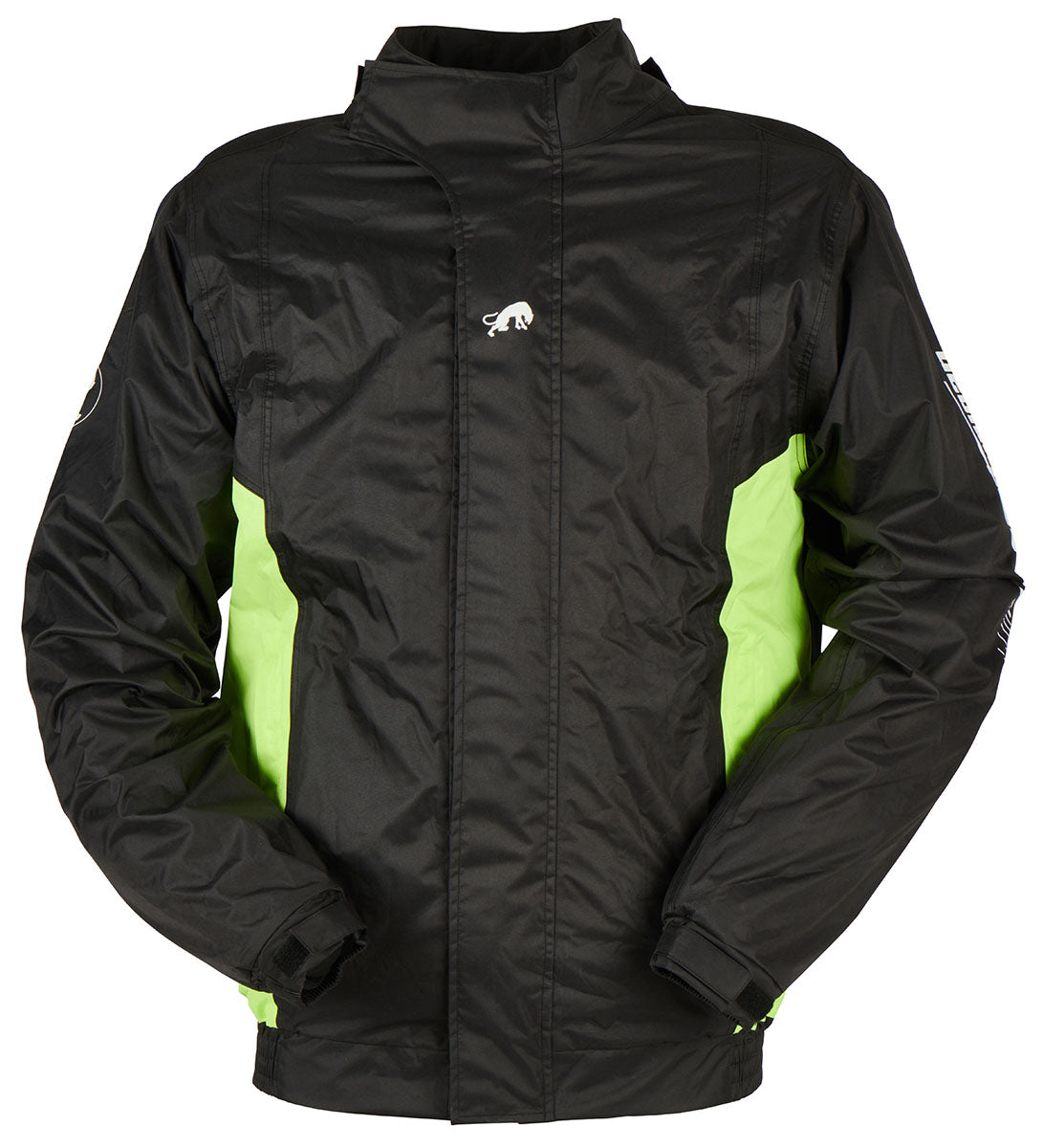 Furygan Rain Neptun Evo Textile Jacket Black / Fluo Yellow - FREE UK Shipping, FREE 365 Day Returns | Moto Central