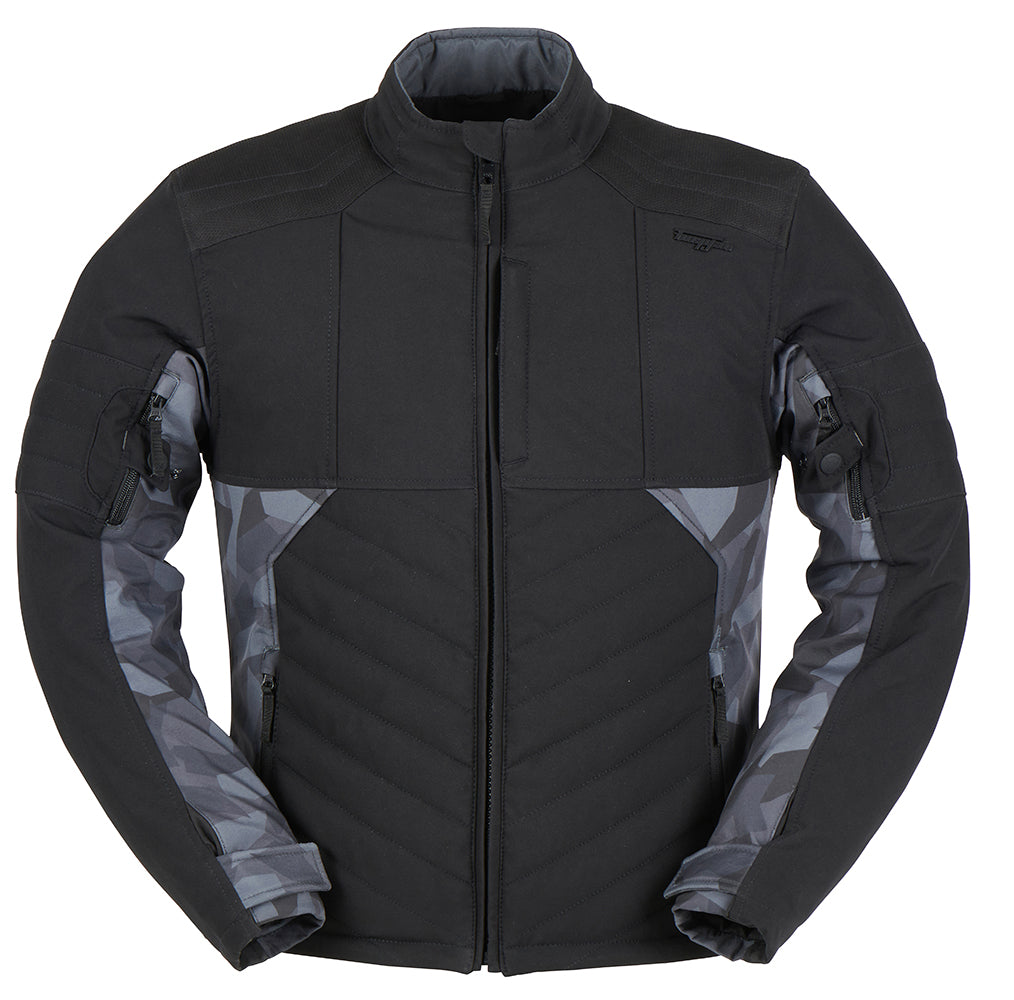 Furygan ICE Track Textile Jacket Black / Camo - FREE UK Shipping, FREE 365 Day Returns | Moto Central
