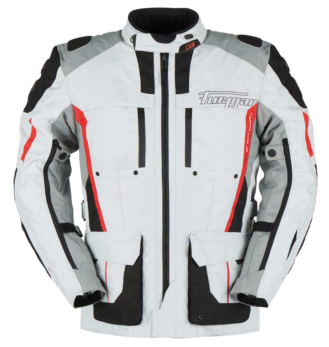Furygan Brevent 3-In-1 Textile Jacket Pearl / Anthracite - FREE UK Shipping, FREE 365 Day Returns | Moto Central