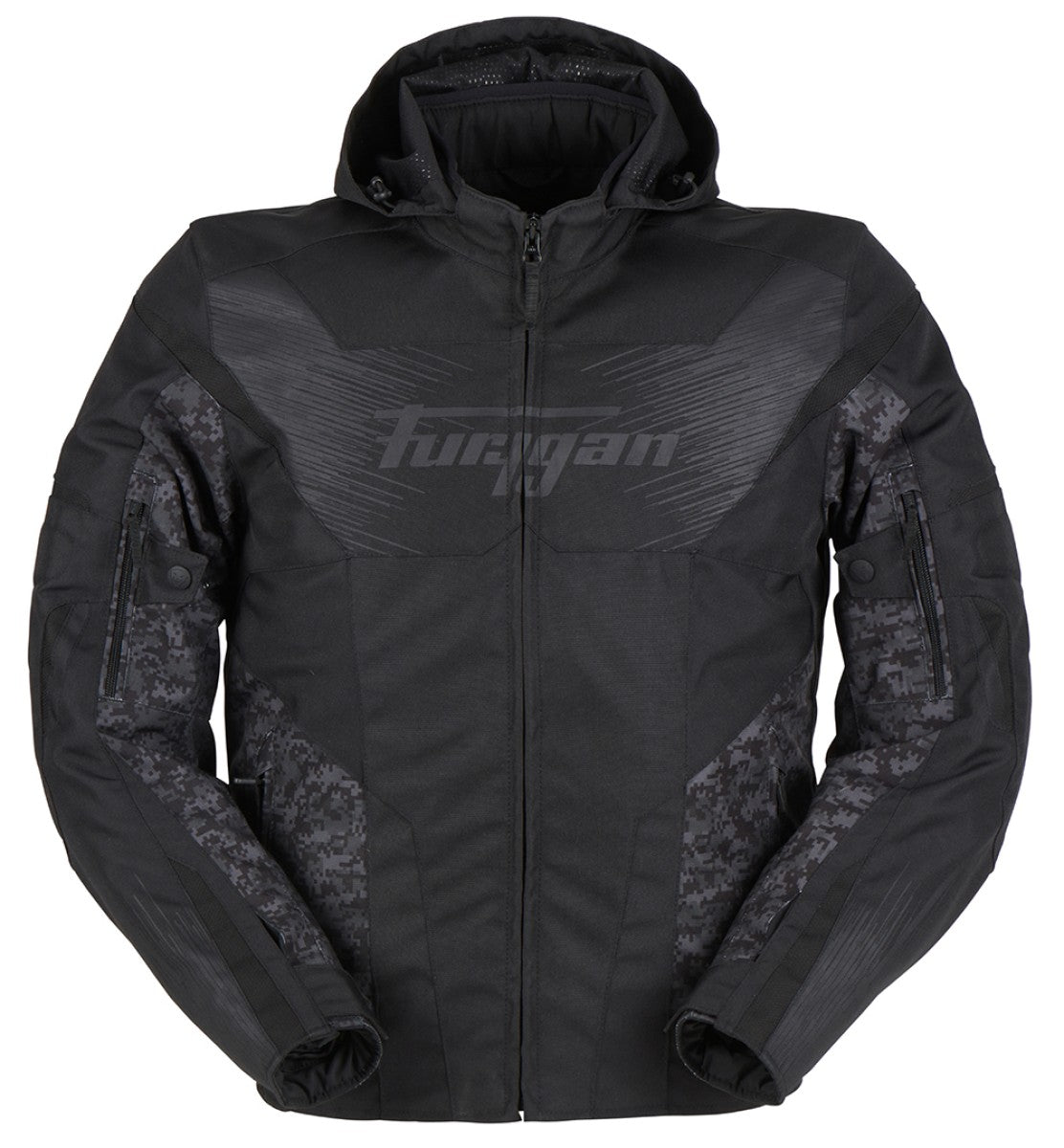 Furygan Shard Textile Jacket Black / Pixel - FREE UK Shipping, FREE 365 Day Returns | Moto Central