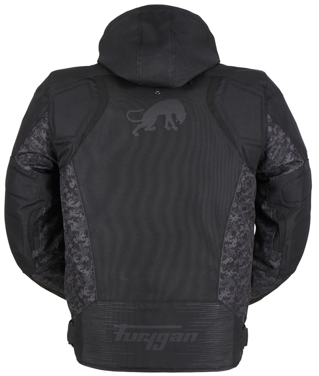 Furygan Shard Textile Jacket Black / Pixel - FREE UK Shipping, FREE 365 Day Returns | Moto Central