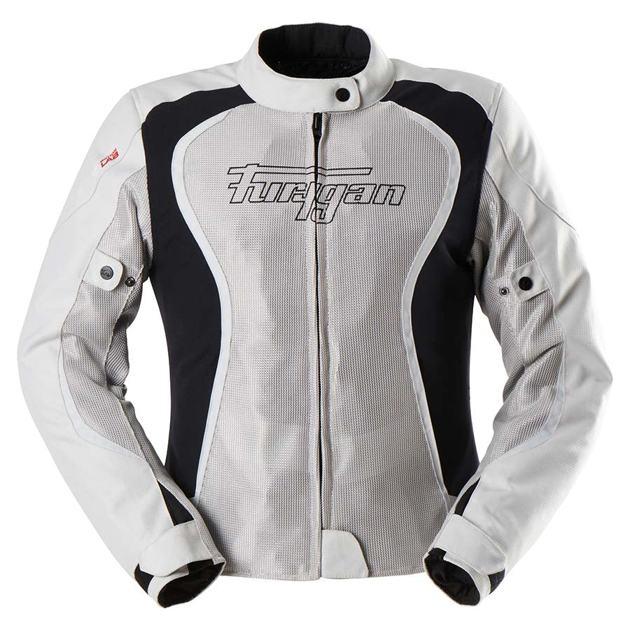 Furygan Odessa 3-In-1 Vented Ladies Textile Jacket Pearl / Black - FREE UK Shipping, FREE 365 Day Returns | Moto Central