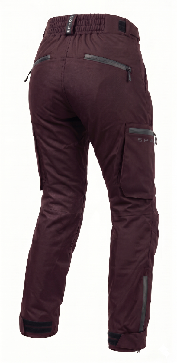 Spada Duel Cargo CE Ladies Textile Trouser Port Red FREE UK Delivery, FREE 365 Day Returns | Moto Central