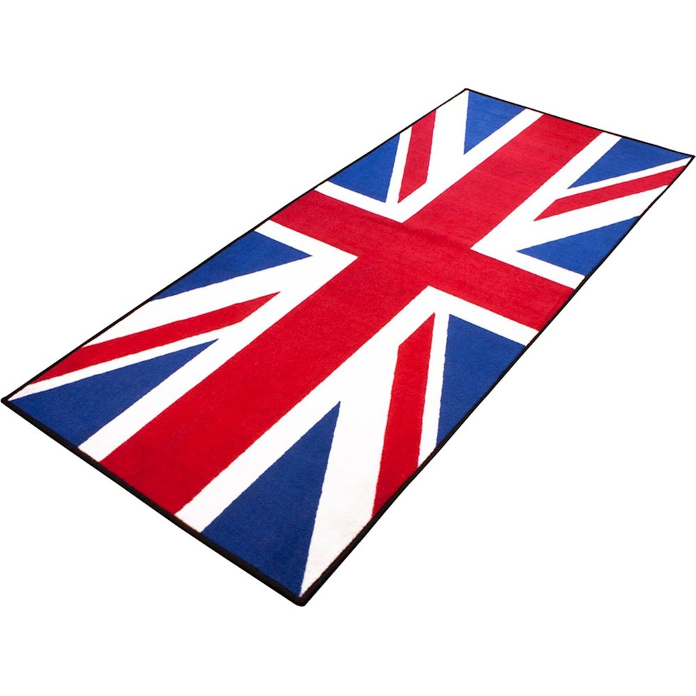 BikeTek Series 3 Union Jack Garage Mat Red
