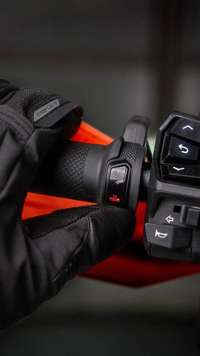 Macna Bluetooth Heated Grips Black FREE UK Delivery, FREE 365 Day Returns | Moto Central