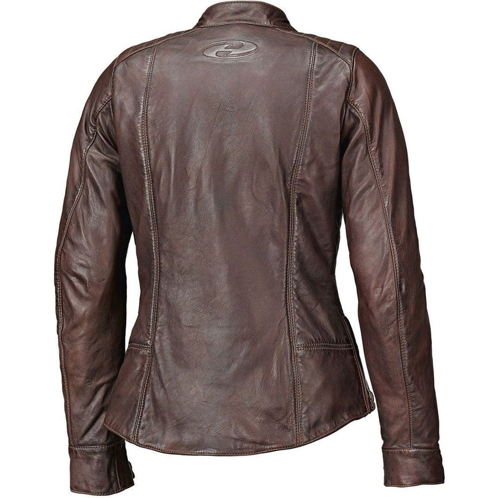 Held Sabira Ladies Leather Jacket Chocolate - FREE UK Shipping, FREE 365 Day Returns | Moto Central