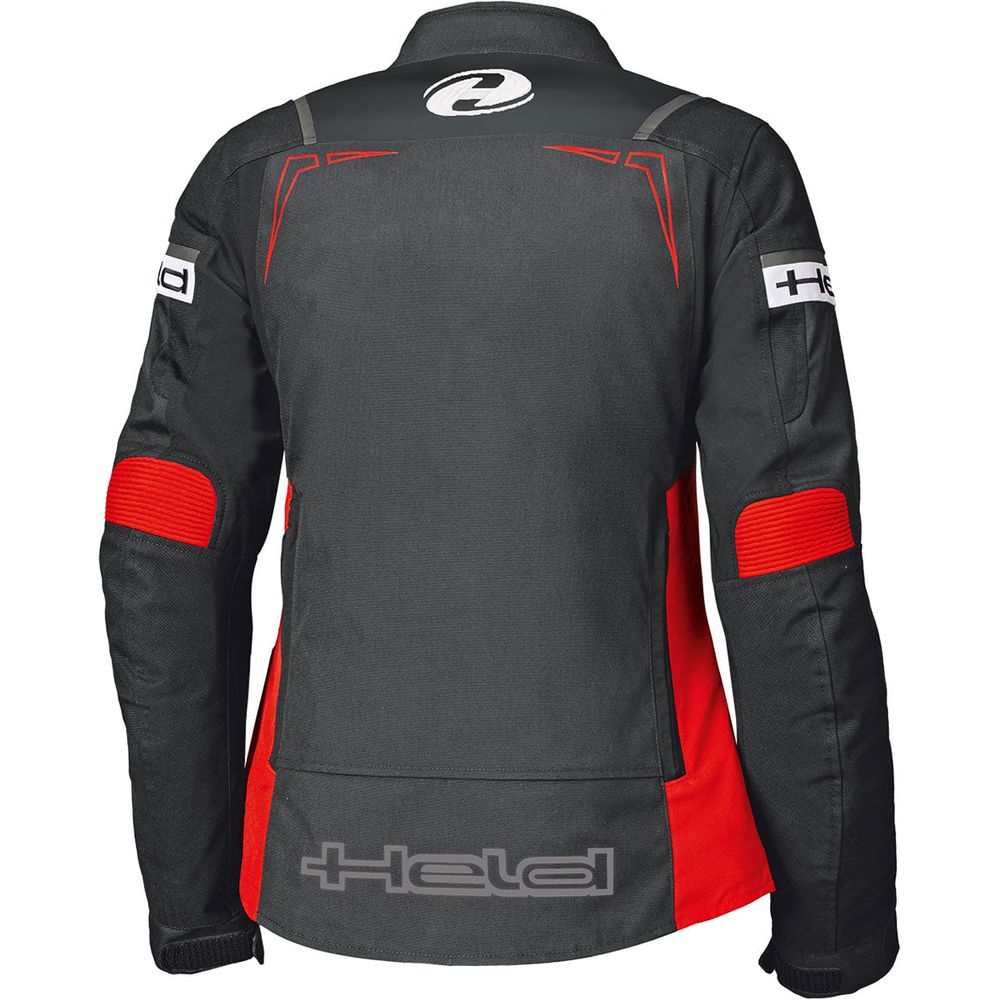 Held Savona Top Ladies Textile Jacket Black / Red - FREE UK Shipping, FREE 365 Day Returns | Moto Central