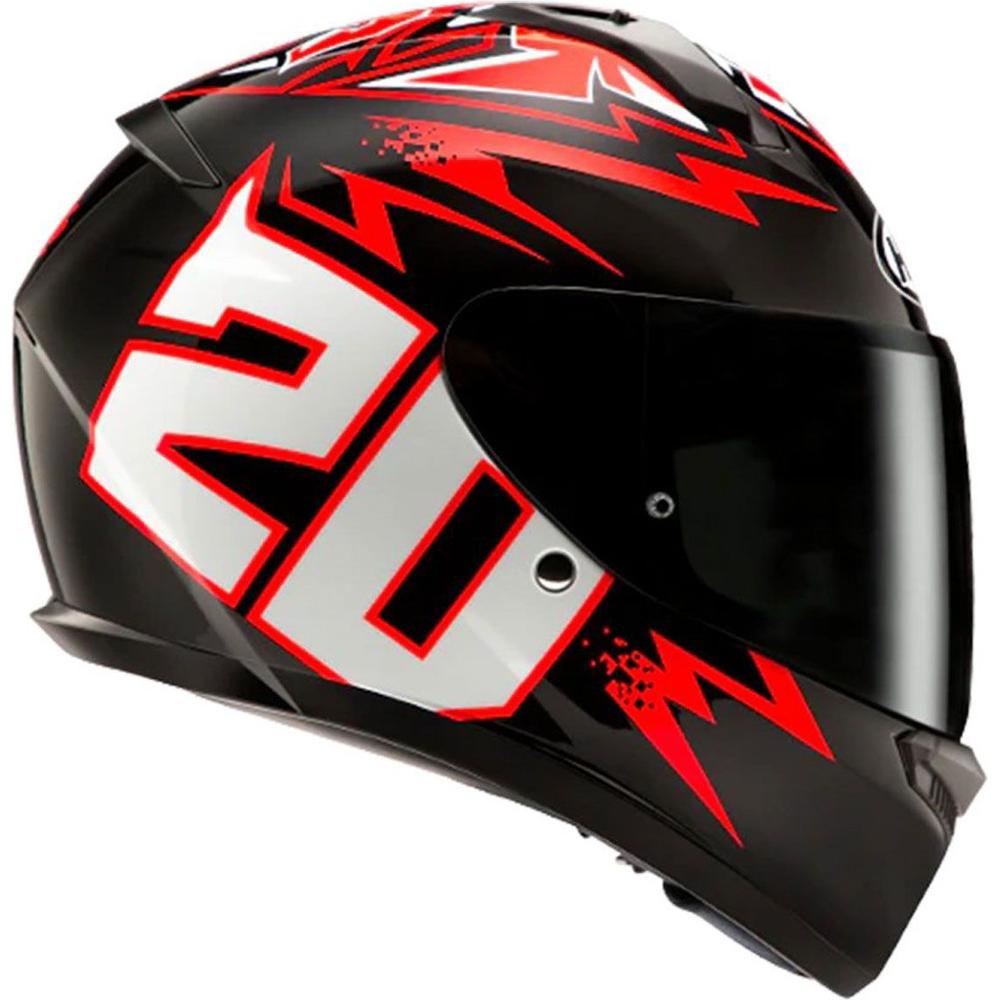 HJC C10 Diablo Mask MC1 Black / Red / White