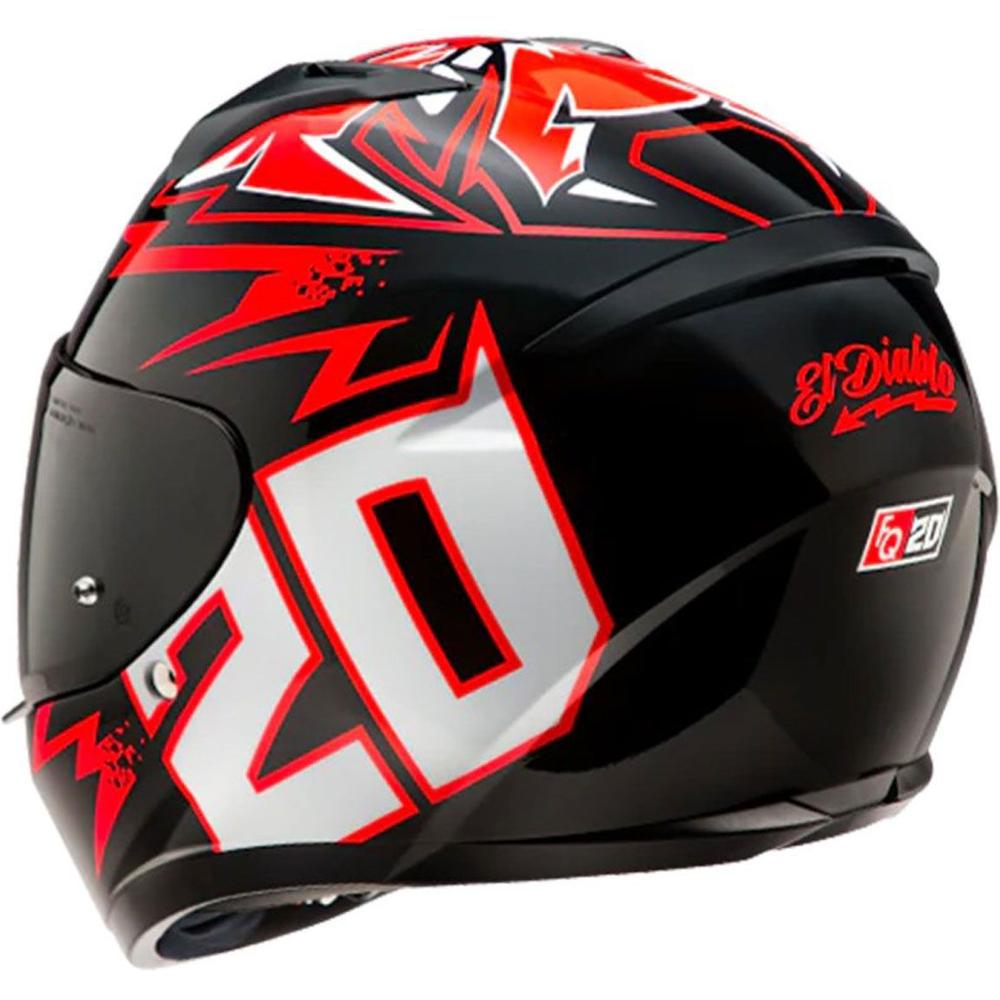 HJC C10 Diablo Mask MC1 Black / Red / White