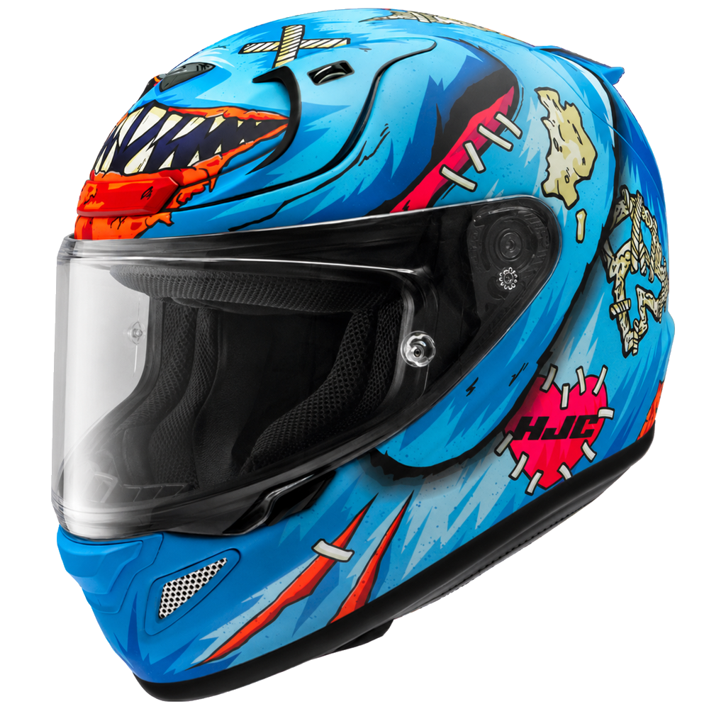 HJC RPHA 12 Mister Peeks Call Of Duty MC21SF White / Blue / Red