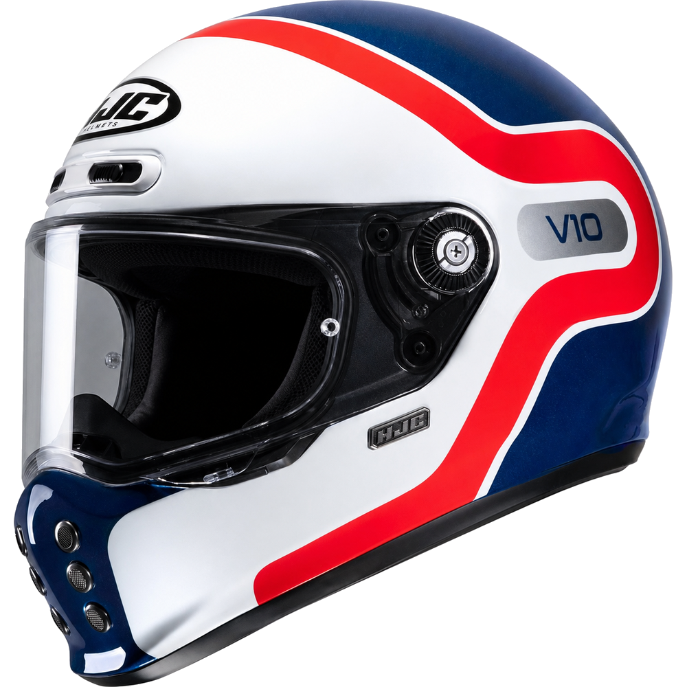 HJC V10 Grape MC21 White / Red / Blue
