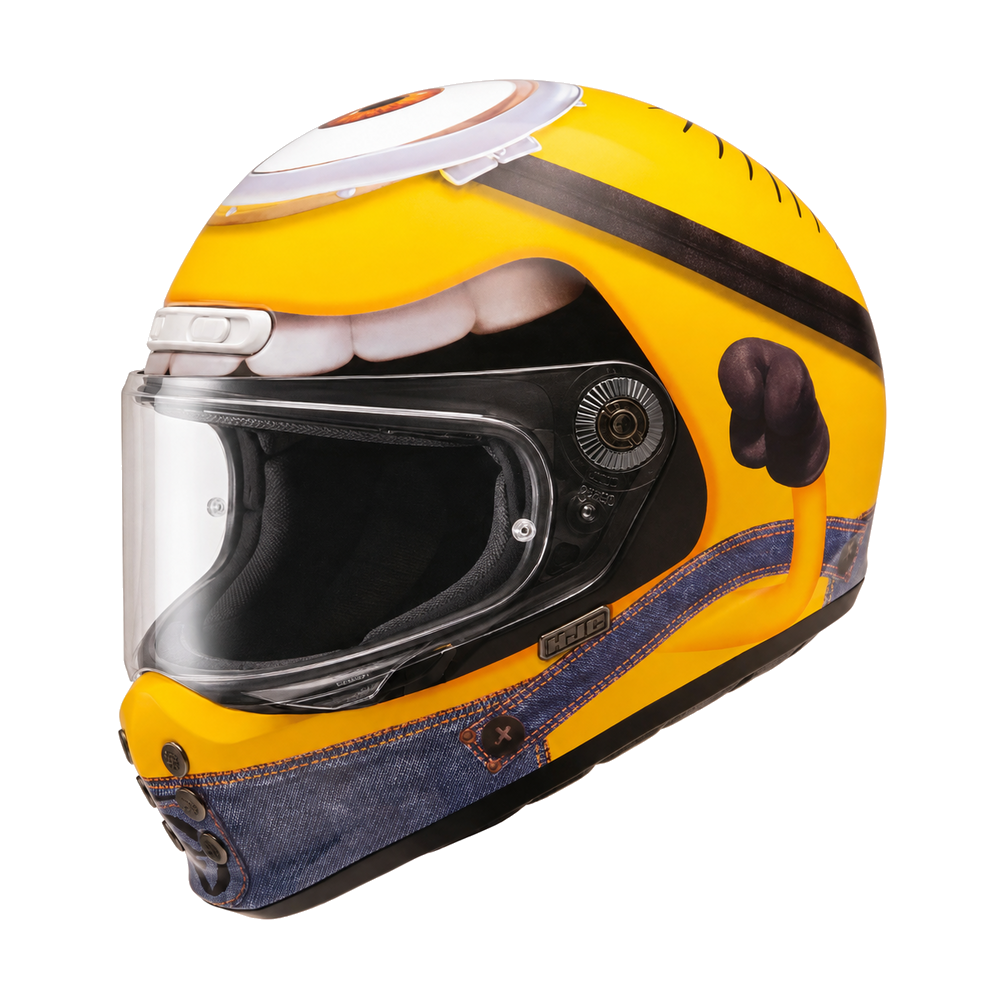 HJC V10 Stuart Minions MC3 Yellow