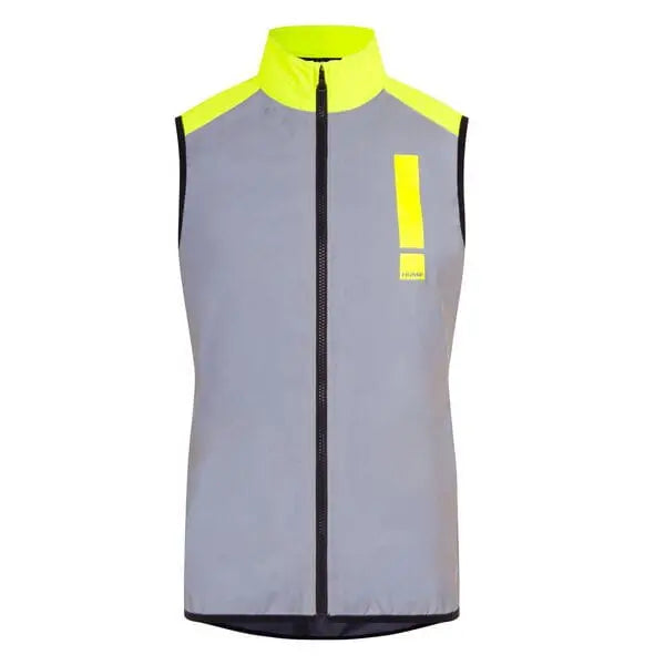 HUMP Ultra Reflect Gilet Reflective Silver / Hi-Viz Yellow - FREE UK Shipping, FREE 365 Day Returns | Moto Central