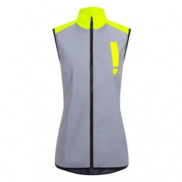 HUMP Ultra Reflect Ladies Gilet Reflective Silver / Hi-Viz Yellow - FREE UK Shipping, FREE 365 Day Returns | Moto Central