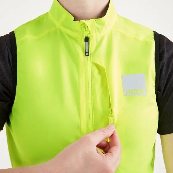 HUMP Strobe Ladies Gilet Safety Yellow - FREE UK Shipping, FREE 365 Day Returns | Moto Central