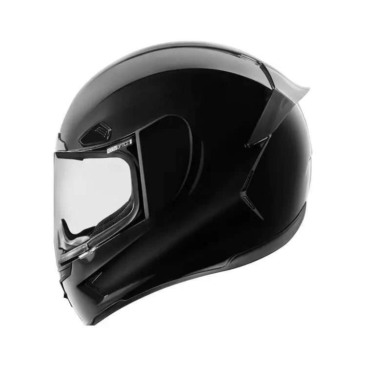 Icon Airframe Pro Gloss Black - FREE UK Shipping, FREE 365 Day Returns | Moto Central