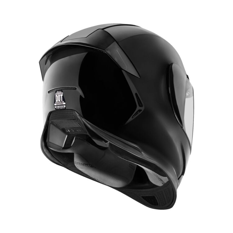 Icon Airframe Pro Gloss Black - FREE UK Shipping, FREE 365 Day Returns | Moto Central