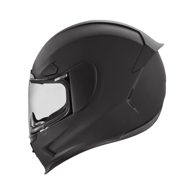 Icon Airframe Pro Matt Black - FREE UK Shipping, FREE 365 Day Returns | Moto Central