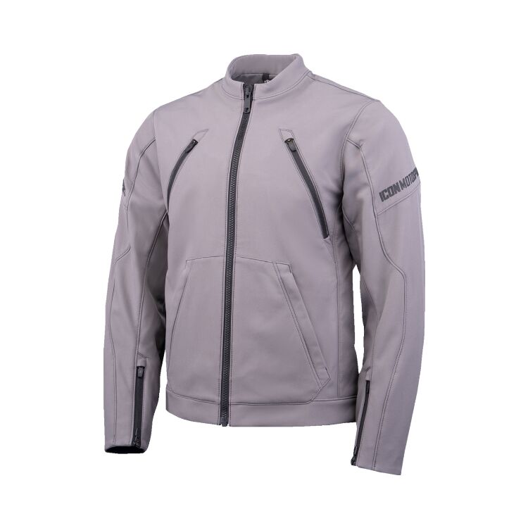 Icon Merc3 Textile Jacket Grey - FREE UK Shipping, FREE 365 Day Returns | Moto Central
