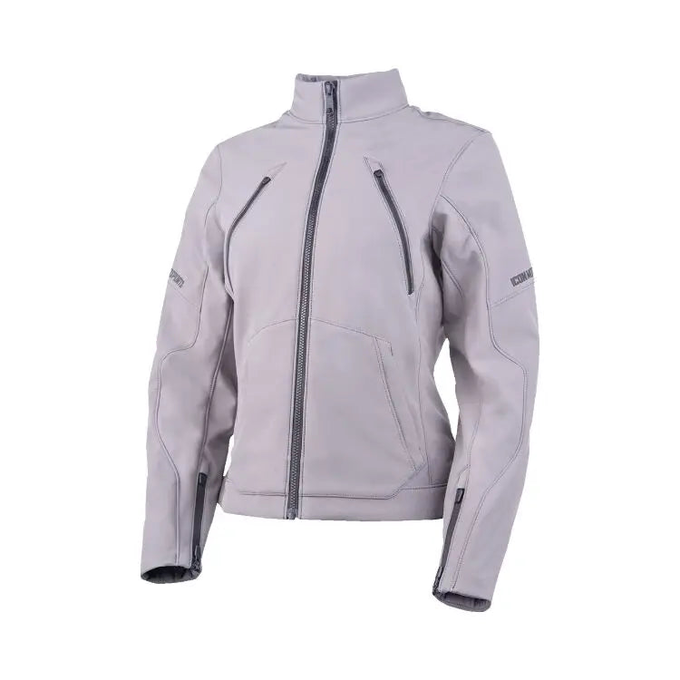 Icon Merc3 Ladies Textile Jacket Grey - FREE UK Shipping, FREE 365 Day Returns | Moto Central