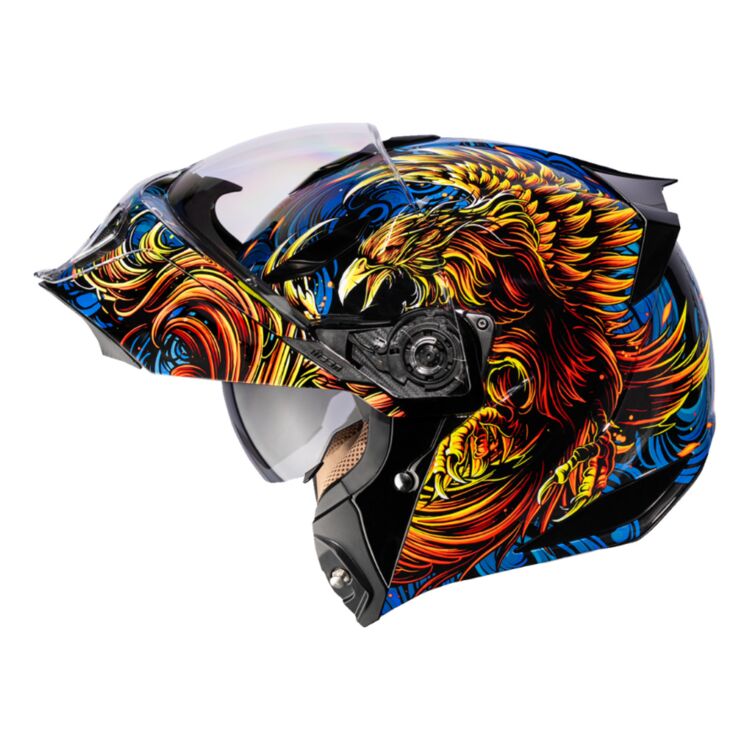 Icon Threshold Burn Birdie Burn Blue - FREE UK Shipping, FREE 365 Day Returns | Moto Central