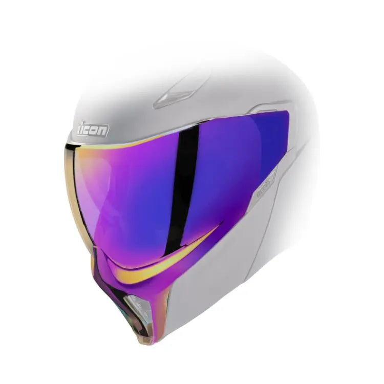 Icon Threshold Helmet Visor Poison Purple - FREE UK Shipping, FREE 365 Day Returns | Moto Central