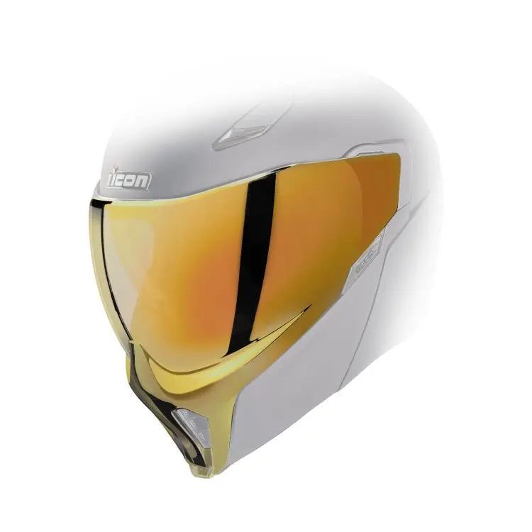 Icon Threshold Helmet Visor Forged Bronze - FREE UK Shipping, FREE 365 Day Returns | Moto Central