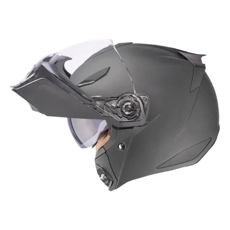 Icon Threshold Matt Black - FREE UK Shipping, FREE 365 Day Returns | Moto Central